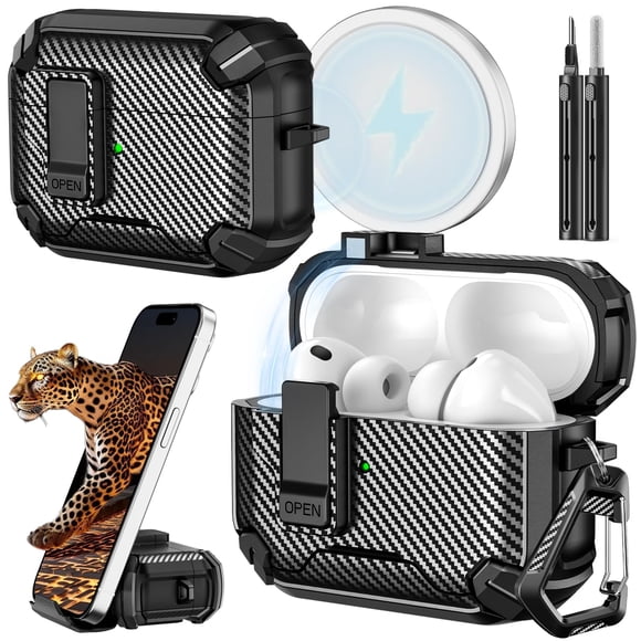 Funda Inesore para AirPods Pro 3 2025 con Soporte y Kit