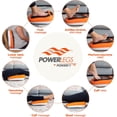 thumbnail image 3 of Power Legs Electric Foot Massager Machine with Remote Control, Adjustable Speed, Vibration - Calf Massager - Feet Massager (Orange), 3 of 9