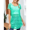 thumbnail image 2 of As Rose Rich Vestido Playero de Encaje para Mujer, Talla Grande, Talla M, 2 of 8