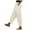White, variant on Summer Pants for Women Fashion Solid Nine Point Pants Casual Loose And Versatile Elastic Waist And Fall Jumpsuits for Women Formal Linen Suit Long Suit Casual Petite Wide Leg White 2XL