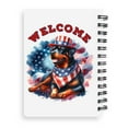 thumbnail image 2 of Rottweiler Patriotic Welcome for 4Th of July Independence Day Spiral Bound Journal Rottie Dog Lover Gifts Idea 5x7in Spiral Notebook - 00010, 2 of 5