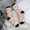 thumbnail image 5 of Rateoe Autumn Brown Butterfly for Women Casual Calf Socks - Cute Crew Socks - Thin Soft Above Ankle Socks Size 5-11, 5 of 6
