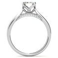 thumbnail image 4 of 3.00 Cts Octagon Moissanite Solitaire Engagement Ring for Women 18K White Gold Plated Bridal Wedding Ring 925 Sterling Silver Ring Gift for Her, 4 of 6