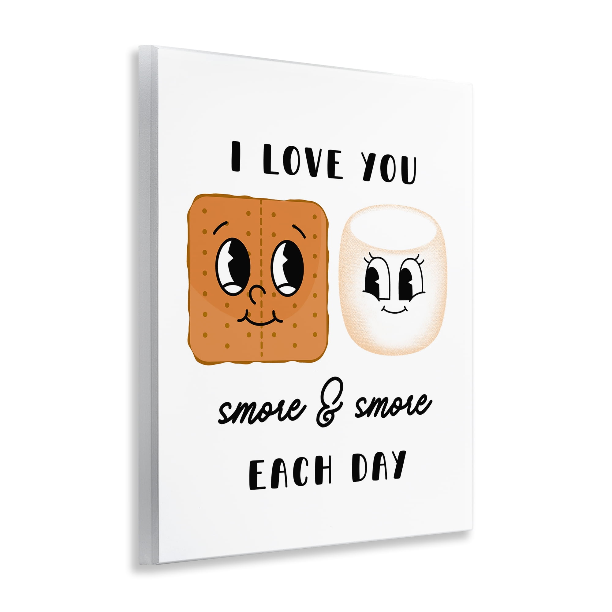 Stupell Industries Love You Smore Each Day Food & Beverage Painting Unframed Art Print Wall Art, 11 x 14