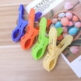 thumbnail image 4 of MasteelfCA 8pcs Large Sized Bright Color Plastic Beach Towel Clips Quilt Clips, 4 of 5