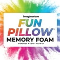 thumbnail image 5 of Memory Foam Fun Pillow with Cool-to-the-Touch Cover, Standard/Queen, Party Pink, 2 Pack, 5 of 10