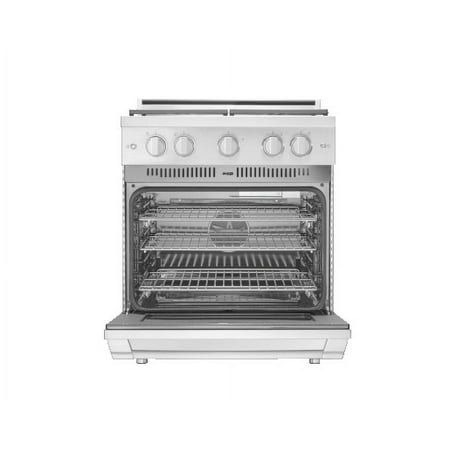 Dacor - Professional 5.2 Cu. Ft. Self-Cleaning Freestanding Gas Convection Range with 4 burners, NG - Stainless steel