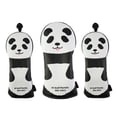 thumbnail image 4 of Almencla 3pcs Golf Headcover Driver Club, Headcover Golf Putter Panda Pattern Number Tag,, 4 of 8