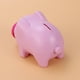 thumbnail image 4 of Alcancía de plástico con forma de cerdito, ideal para ahorrar dinero, regalo de cumpleaños y Navidad, decoración para habitación de niños y niñas (rosa y rojo), 4 of 7