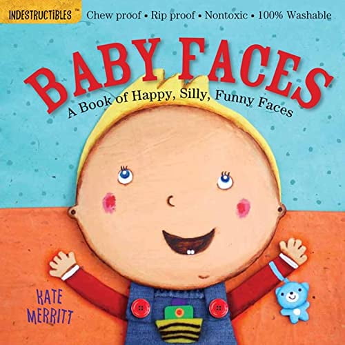 Pre-Owned Indestructibles: Baby Faces: A Book of Happy, Silly, Funny Faces: Chew Proof - Rip Proof - Nontoxic - 100% Washable (Book for Babies, Newborn Books, S, by Amy Pixton, (Paperback), Children's Books, English
