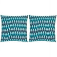 thumbnail image 2 of SAFAVIEH Luca Ikat Pillow, 18" x 18", Blue, Set of 2, 2 of 4