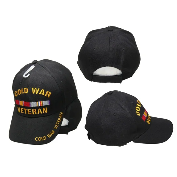 Cold War Veteran Veterans Ribbon 3d Embroidered Baseball Cap Hat CAP608C (TOPW)