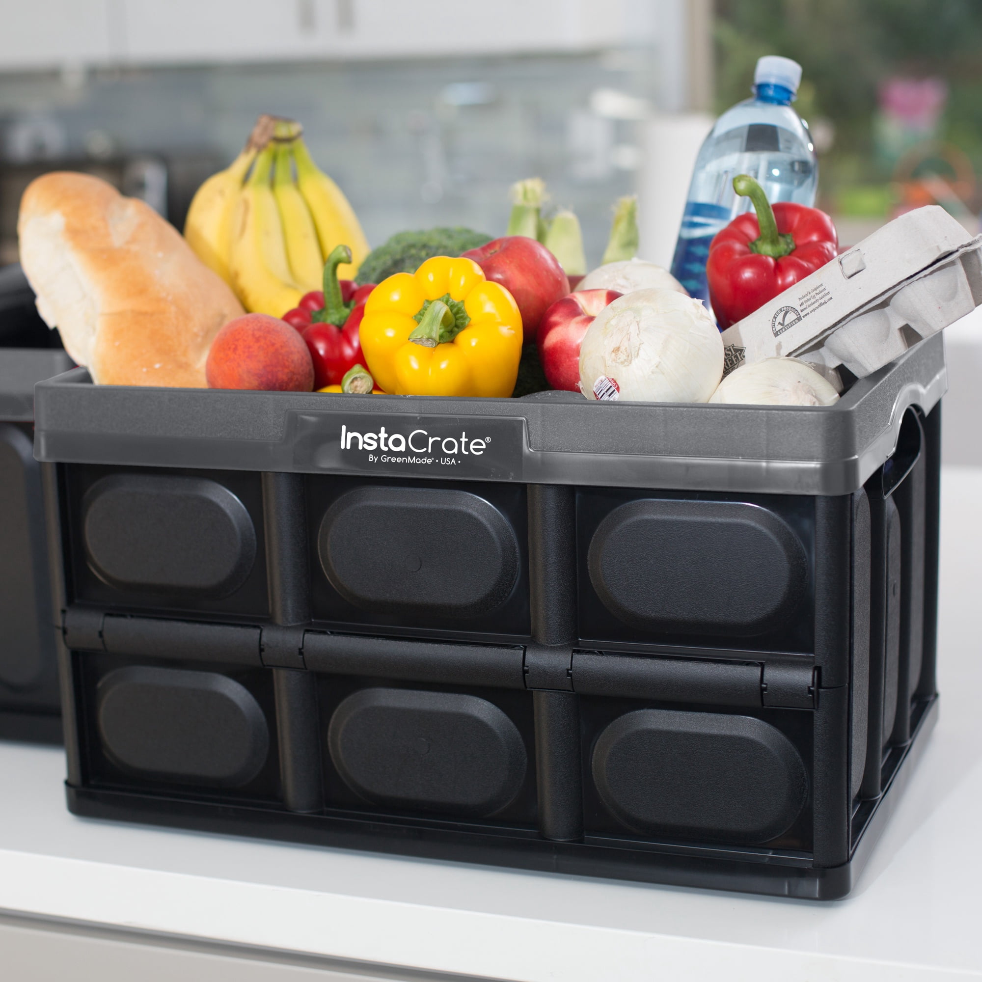 Greenmade Instacrate 12-Gallon Collapsible Plastic Storage Bin