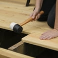 thumbnail image 4 of Hyper Tough Double Headed Rubber Mallet, Non-Marring Hammer, 4 of 6