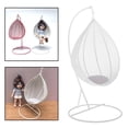 thumbnail image 1 of Mini silla columpio a 1/12, hamaca colgante para colgar en apariencia de , muebles de decoración de patio y jardín de , jugu Blanco Hugo Asientos columpios, 1 of 8