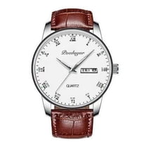 POEDAGAR Men Watch Stainless Steel Business Watches Top Brand Luxury Quartz Men's Wristwatch Waterproof Luminous Date Week Man