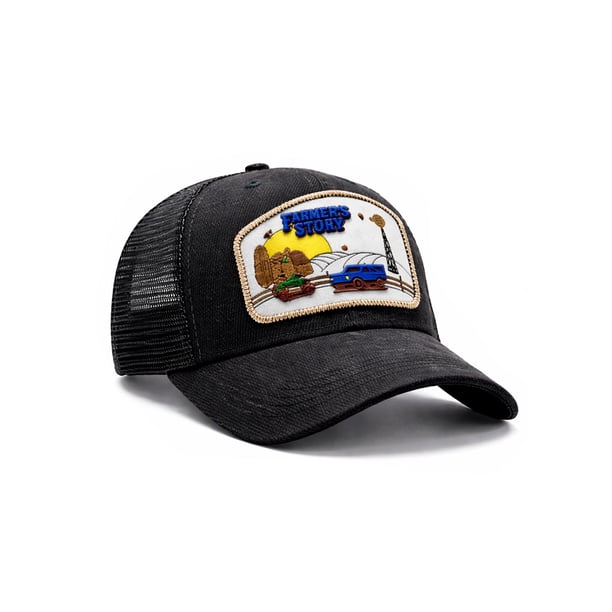 Knite Gorra Barn Blue Trucker Agro Diseño Campirano Malla Transpirable