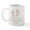 White, variant on CafePress - Pink Footprints Ballroom Dancing Mug - 11 oz Ceramic Mug - Novelty Coffee Tea Cup