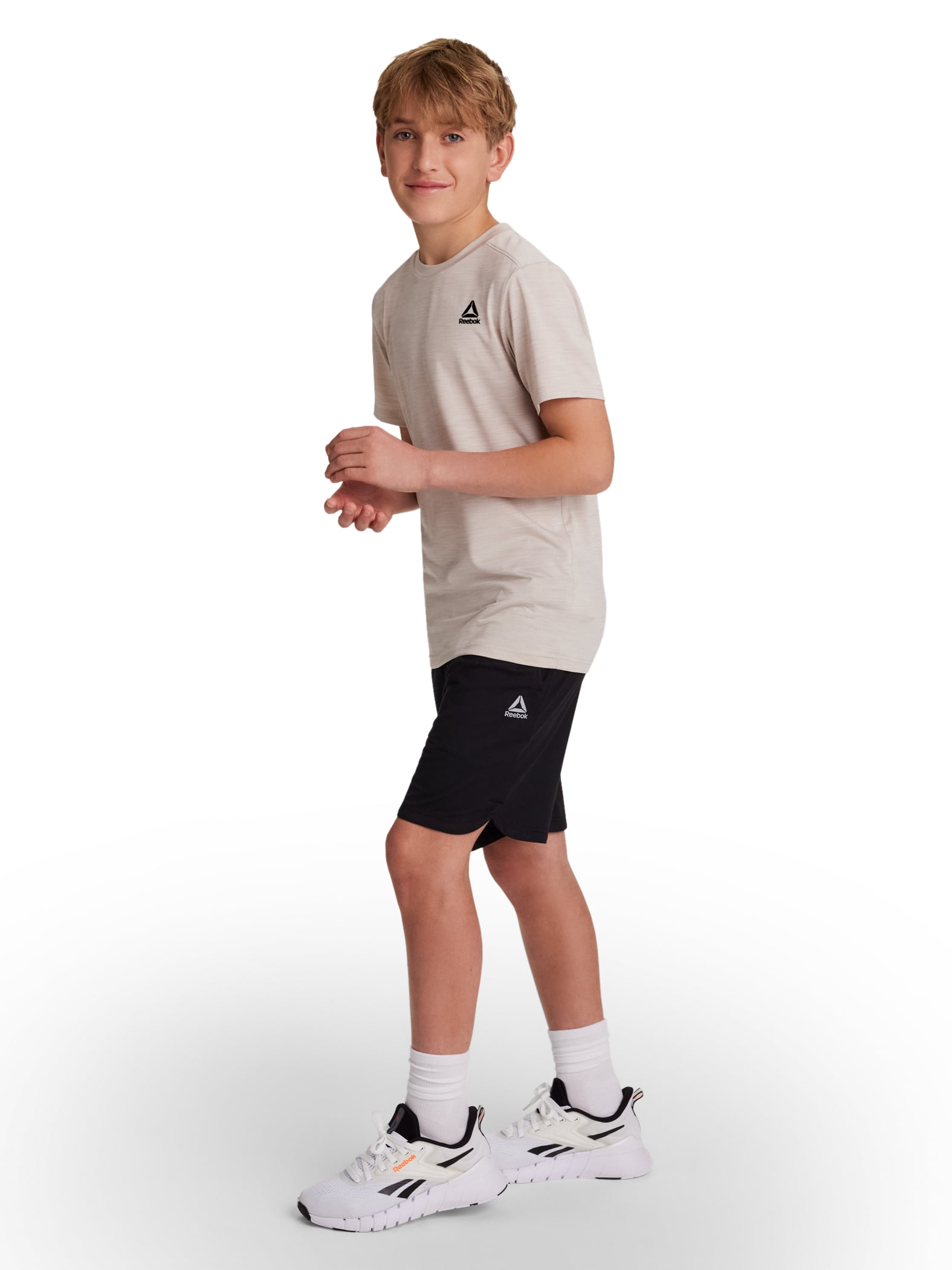 Reebok Boy's Athletic Stride 2-Pack Performance T-Shirt, Sizes 4-18