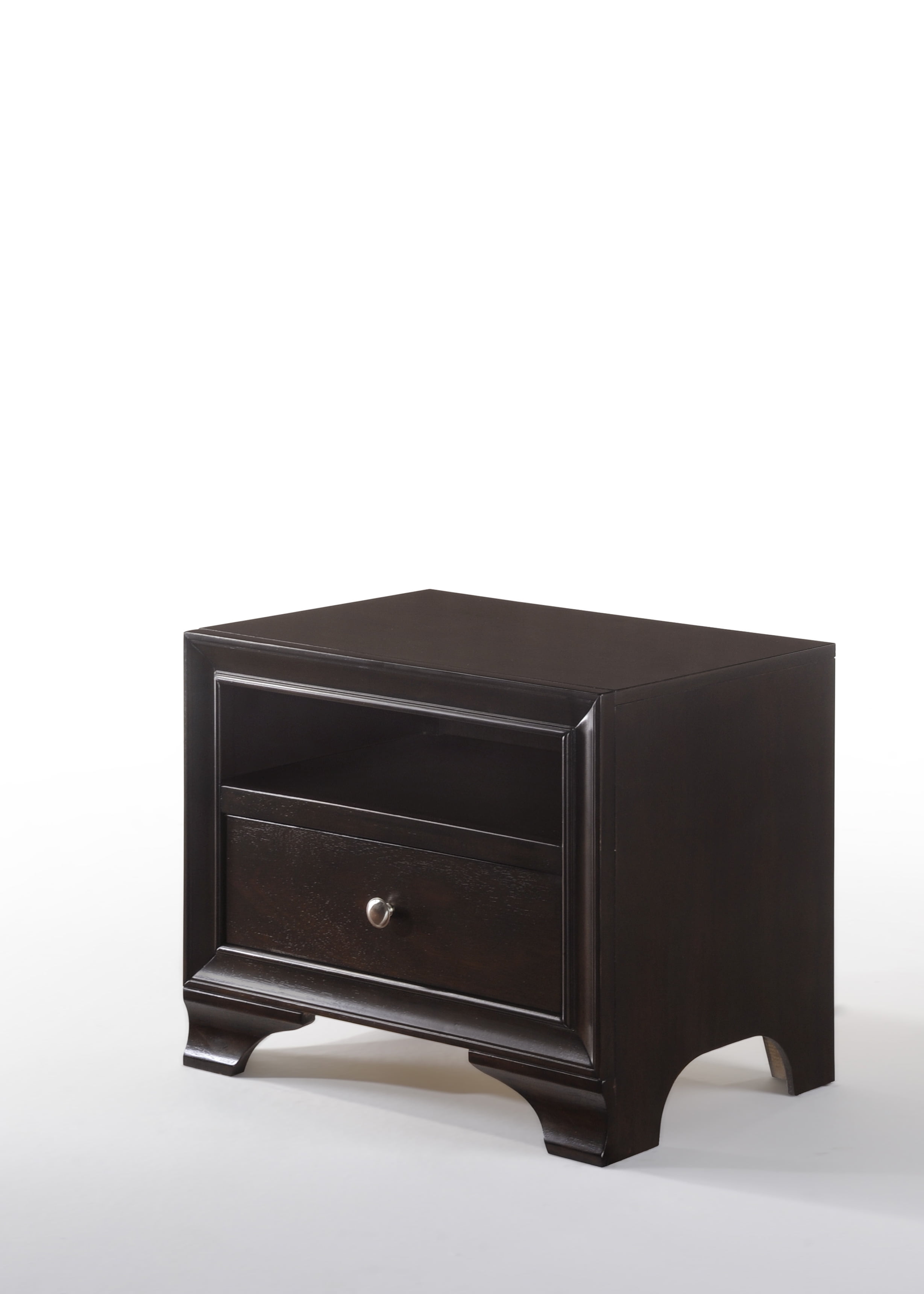 ACME Blaise Nightstand in Espresso with 1 Drawer and USB Dock