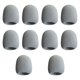 thumbnail image 5 of 10 fundas de espuma para micrófono de mano, protección gruesa, parabrisas para Gris, 5 of 9