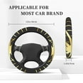 thumbnail image 4 of Disketp Gold Spider On The Web Elastic Microfiber Steering Wheel Cover for Truck,SUV,Cars,Universal 15 inch,Anti-Slip, 4 of 6