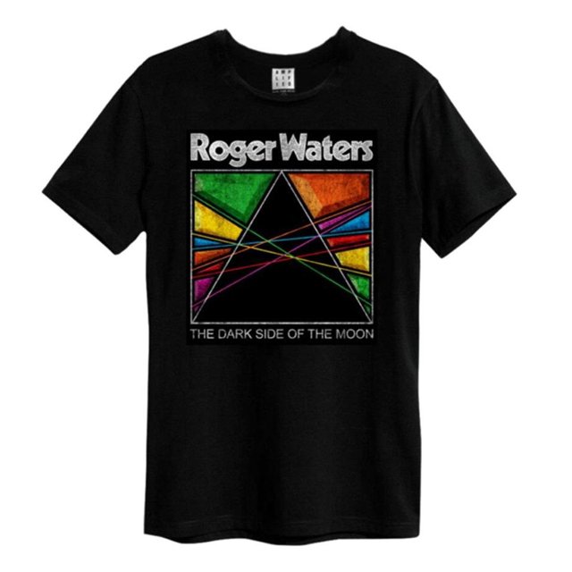 Amplified - Camiseta Dark Side Of The Moon Roger Waters para Adultos Unisex (Carbón)