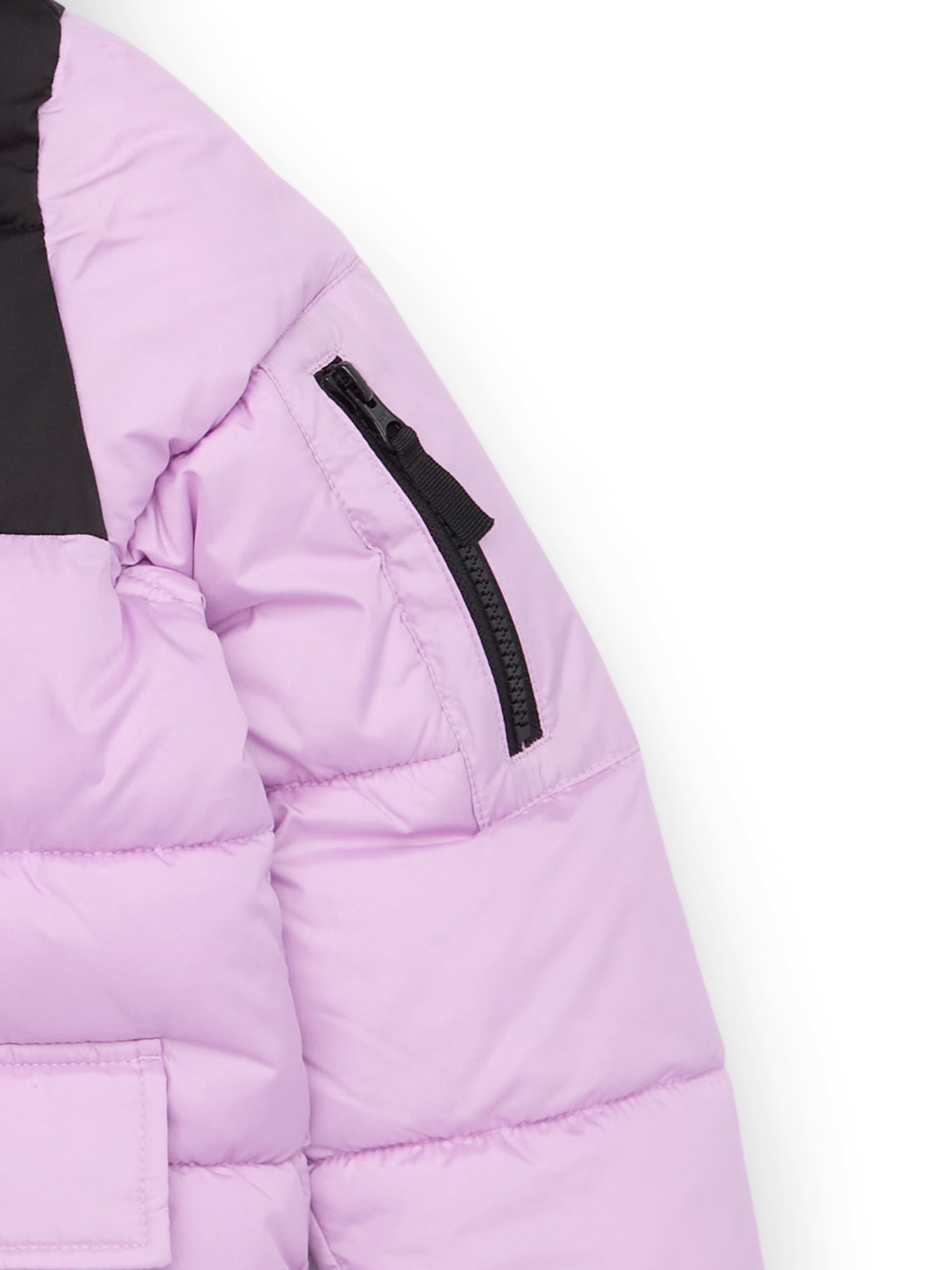 Swiss Tech Girls Colorblock Puffer Jacket, Size 4-18