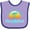 Lavender and Purple, variant on Inktastic Summer Enjoy the Sunshine Pensacola Beach Florida in Blue Boys or Girls Baby Bib