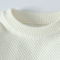 thumbnail image 3 of HAiming Mens Ribbed Knit Sweater Solid Color Round Neck Long Sleeve Pullover Tops Fall Winter Plus Size Casual Jumper, 3 of 6