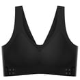 thumbnail image 4 of Eashery Women's Sports Bra Adjustable Padded Yoga Bra Everyday Bra Women Bras Push Up Black XXL, 4 of 4