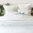 thumbnail image 4 of Levtex Home - Terrington Comforter Set - King Comforter 106 x 94in. + Two King Pillow Cases 36 x 20in. - Stripe White and Blue - Cotton, 4 of 6