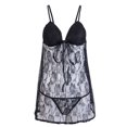 thumbnail image 4 of Babibeauty Sexy Women's Lace Nightgown Sleepwear Nightdress Lingerie Night Dress Plus Size, 4 of 4
