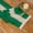 Christmas Green, variant on Boho Rustic Jute Macrame Table Runner, Farmhouse Woven Burlap Dresser Scarf 13 x 48 Inches, Neutral Brown Table Centerpiece for Dining, Kitchen & Coffee Table Decor