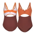 thumbnail image 6 of LYMAYTER Toddler Baby Girls One Pieces Swimsuit Kids Halter Swimwear Bathing Suits for 2-12 Years Old, 6 of 8