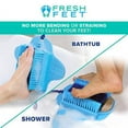 thumbnail image 6 of Fresh Feet Foot Scrubber, Clean and Massage Your Feet without Bending, Use in the Shower, As Seen on TV, 6 of 6