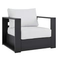 thumbnail image 3 of Modway Tahoe Outdoor Patio Powder-Coated Aluminum 3-Piece Set in Gray White, 3 of 10