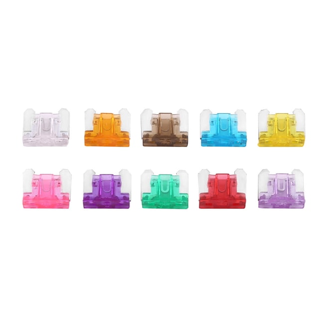 Juego De Minicuchillas Micro De 100 Piezas, Kit Surtido Para Automóvil Con Clip Y Bolígrafo De Prueba, Codificado Por Colores, Material De aleación De Zinc, Para Automóviles,