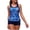Sky Blue, variant on Enjoytime Two Piece Swimsuit for Women Polka Dots Printed Tummy Control Tankini Bathing Suit High Waisted Modest Swimwear
