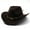 Coffe, variant on Wool Women's Men's Western Cowboy Hat Fit For Gentleman Lady Jazz Cowgirl With Leather Cloche Church Sombrero Caps