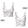 thumbnail image 5 of Lsque Alpacas and Hearts Printed Women'S Sports Bra, Compression, Moisture Wicking, High-Impact Sports Bra For Women,Supportive sports bra-Large, 5 of 9