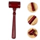 thumbnail image 4 of ColoMX Martillo de madera para juez, martillo de corte, martillo para subasta, juego de rol, juguete, 2 uds., 4 of 8