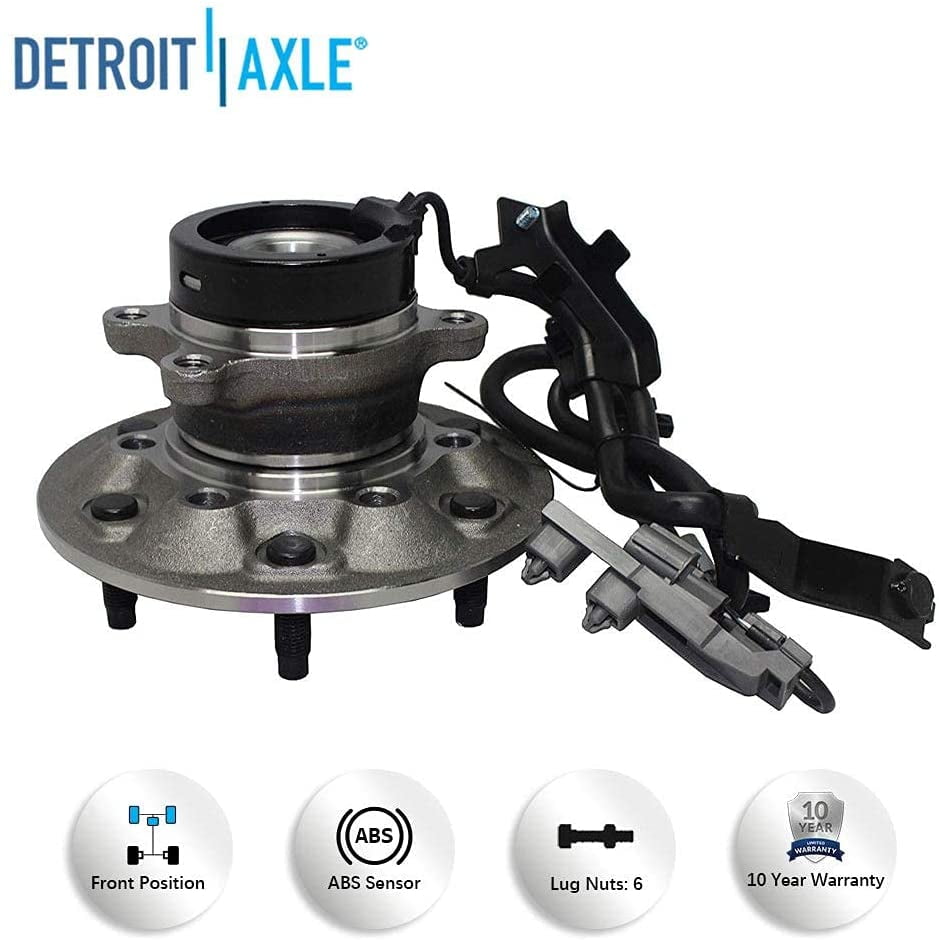 Detroit Axle - 2WD Front Left Wheel Hub Bearing Replacement for Chevrolet Colorado GMC Canyon Isuzu I-280 I-290 I-370