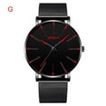 thumbnail image 2 of Jacenvly 2024 New Watch Batteries Couple Men And Women Fashion Ultra Thin Watches Business Stainless Steel Mesh Quartz Watch Smart Watch Black, 2 of 5
