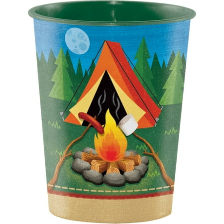 Keepsake Cup - Camping Plastic Keepsake Cup, 1 pk