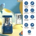 thumbnail image 3 of Deli Electric & Battery Pencil Sharpener, Automatic with Adjustable Thickness, Blue, 3 of 12