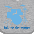 thumbnail image 4 of Inktastic Future Drummer Music Boys Baby Bib, 4 of 4