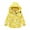 Yellow, variant on Fesfesfes Hooded Jackets Toddler Kids Baby Girls Fashion Cute Cartoon Clouds Pattern Windproof Jacket Detachable Coat Sale