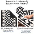 thumbnail image 4 of Premium Boho Print Large Rubber Game Mat 31.5x31.5 Inch Mahjong Table Cover Features Non-Slip Backing and Noise Dampening for Cards and Board Games, 4 of 7