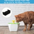 thumbnail image 4 of Filtro para fuente de agua para gatos, filtro de espuma de esponja para varias fuentes para mascotas, esponja de alta densidad que garantiza agua limpia y prolonga la vida útil de la bomba, 4 of 6